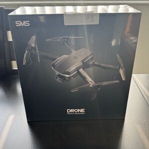 SMS Black Drone with Avoid Obstacles Feature
